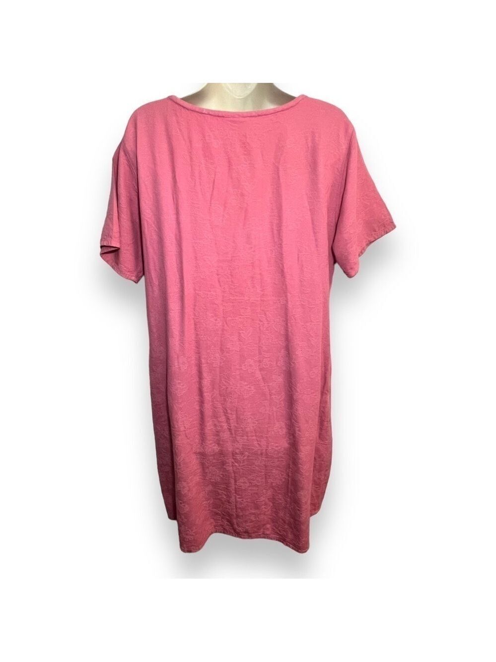EUCALYPTUS Handmade Guatemalan Shift Dress Pink Size Small - Picture 3 of 5